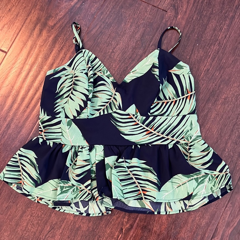 Peplum tank top